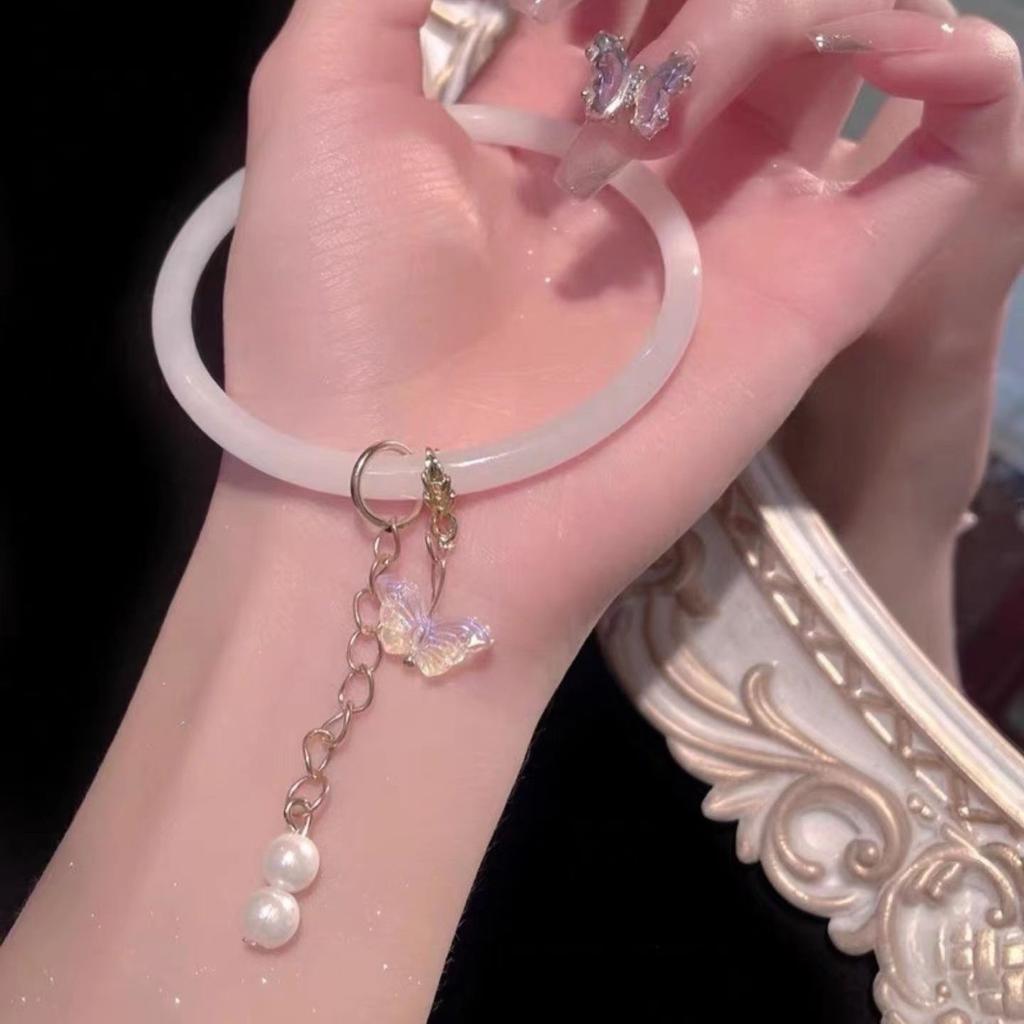 Super fairy jingle bracelet set Chinese antique bell bracelet women's set niche luxury niche exquisite butterfly