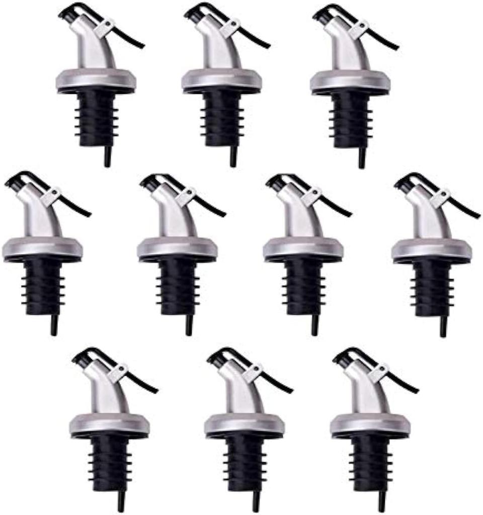 Pour Spout, Olive Oil Vinegar Dispenser Bottle Wine Wine Pourer Flip Cap Stopper Leakproof for Kitchen and Bar Restaurant