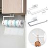 Nail-free Bathroom Organizer Kitchen Paper Roll Holder Roll Paper Rack Storage Tissue Holder