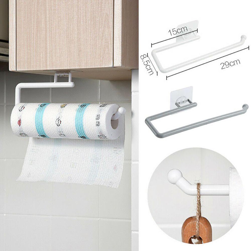 Nail-free Bathroom Organizer Kitchen Paper Roll Holder Roll Paper Rack Storage Tissue Holder
