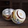 Chaxun Gilded 999 Silver Dragon & Phoenix Ceramic Teacup