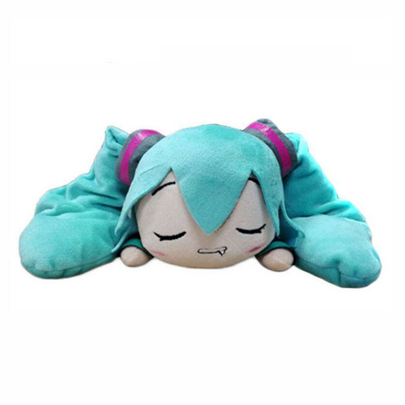 Anime Hatsune Miku Sleeping Drooling Soft Stuffed Doll Plush Toy Gift