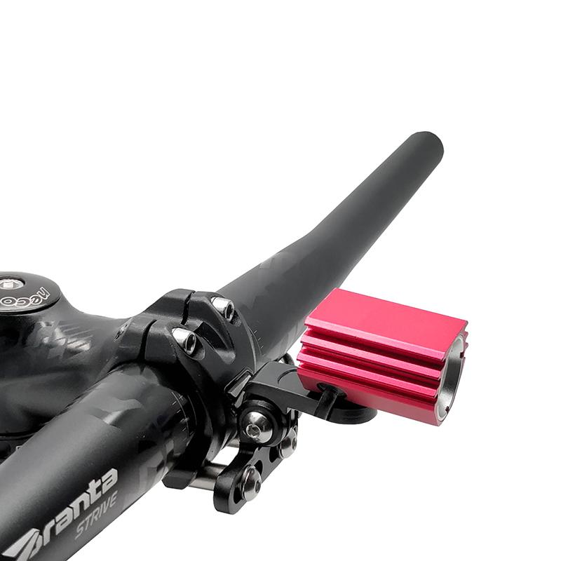 Supporto per Manubrio Faro Bicicletta Lega di Alluminio Clip Supporto Luce Anteriore Ciclismo Connettore Supporto Fotocamera Portapacchi Lampada