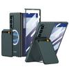 GKK Shockproof Hard PC Case with Card Holder Wallet Stand and Screen Protector Mobile Phone Case for Samsung Galaxy Z Fold 5 6 7
