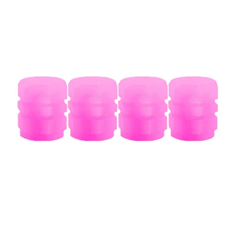 1-20 STÜCKE Leuchtende Auto-Reifenventilkappen Fluoreszierende Nachtleuchtende Dekoration Motorrad Fahrradrad Düse Staubdicht Reifenventilschaftkappen