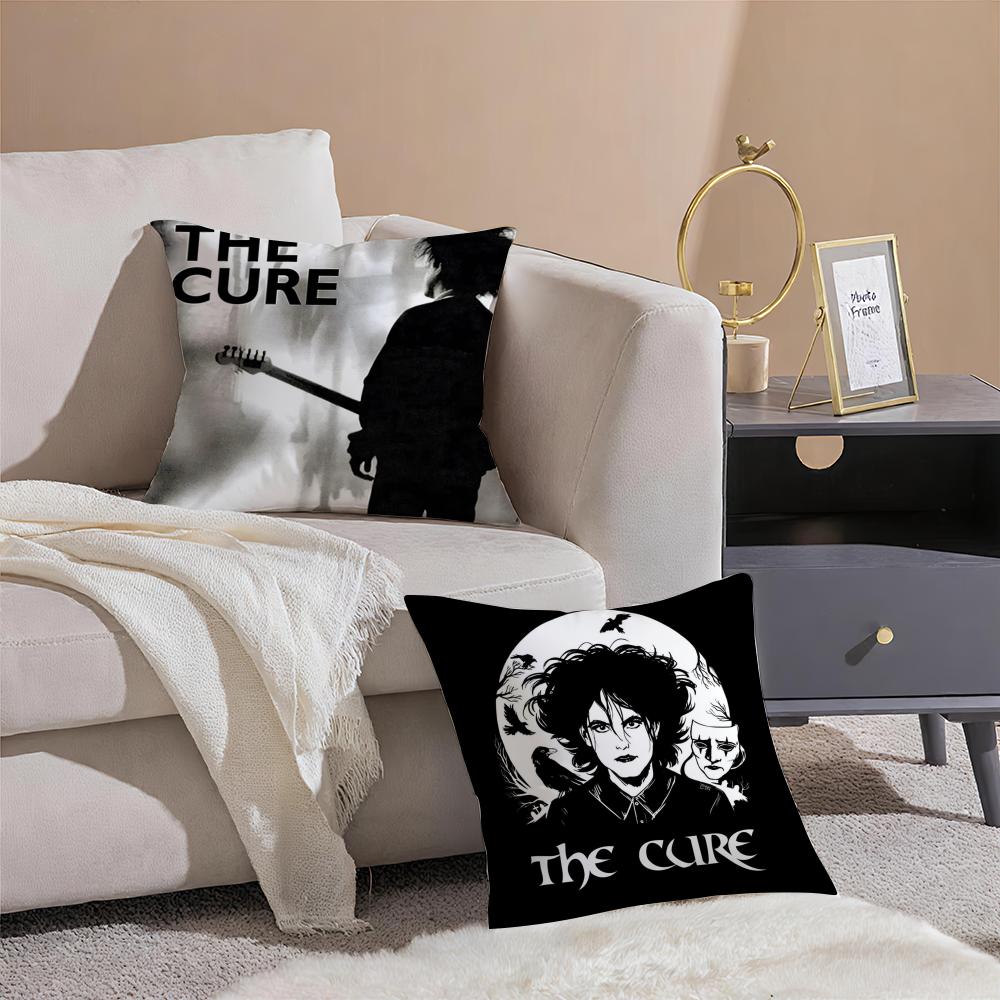 Band The Cure Cushion Cover Linen Pillowcase Cover Soft Decor For Sofa Home Room