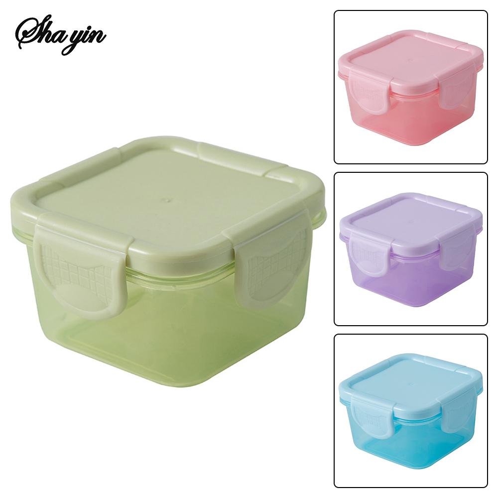

4PCS Candy-Colored Mini Sealed Storage Box For Storing Hamster Snacks And Separating Condiments - Portable