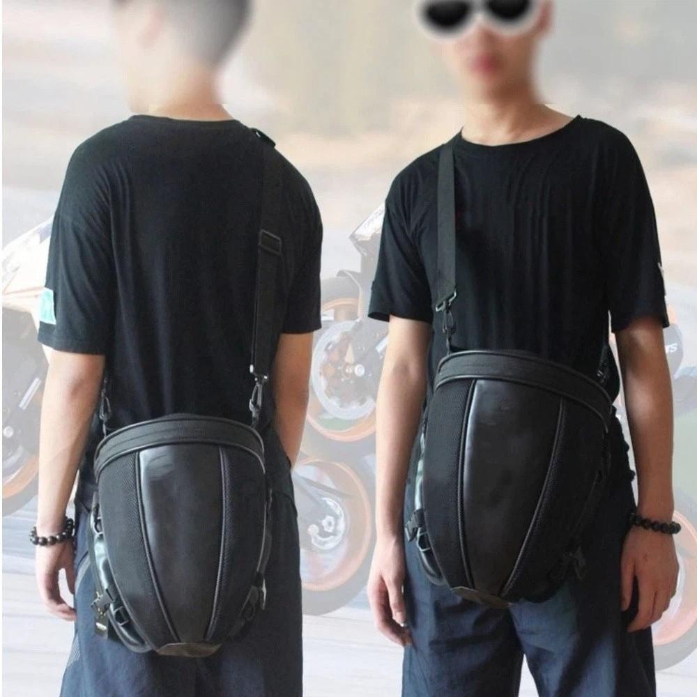 Waterproof Rear Seat Strap Bag Durable Back Seat Carry Luggage Bag Motorcycle Tail Bag  Saddle