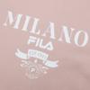 Fila Milano Series American Fashion Knit Short Sleeve T-Shirt Men Tops Nude-Pink F11M515102FPK