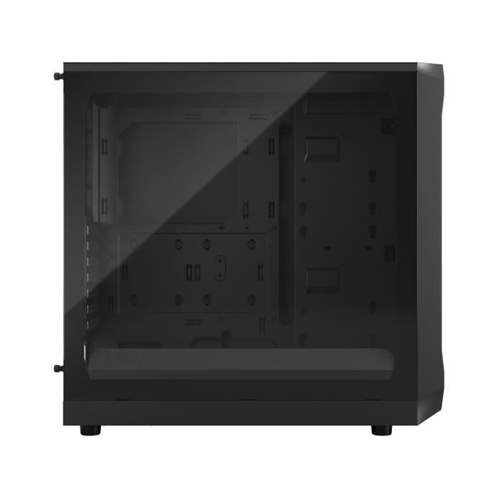 Boîtier pc fractal design focus 2 black tg clear tint