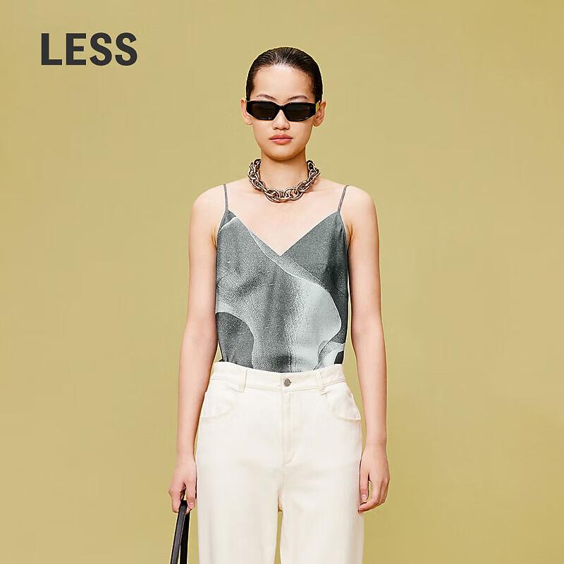 

LESS 2024 Spring Mulberry Silk Sleeveless Top S