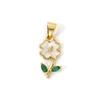 2 Piece Brass Charms 18K Gold Plated Multicolor Enamel Flower Butterfly Pendants For DIY Necklace Bracelet Jewelry Making