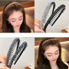 Rhinestones Headband NonSlip Crystal Teeth Comb Hairband Fashionable Hair Bands For Women Girl Face Washing Everyday Use