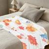 Thick Warm Flannel Blanket, Soft Skin-Friendly Watercolor Throw for Couch, Bedroom & Living Room Christmas & Halloween Cozy Home Decor Vibe