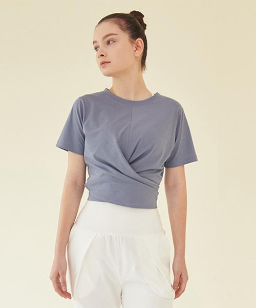 Reina Mora Wrapping Cross Short Sleeve Blue Ice Class 2-44-44 (T694)
