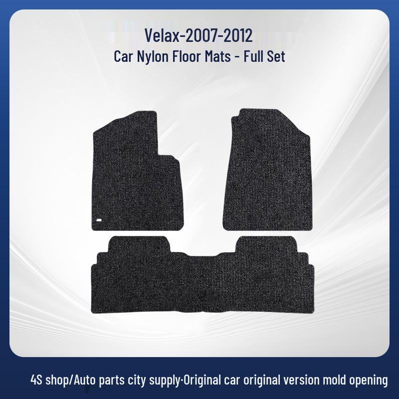 Dreiteiliges, abnehmbares und leicht zu reinigendes Fußmatten-Set für 2007-2012 Hyundai Veloster.