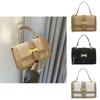 Womens Stylish 2022 Casual Shoulder Bags Chic Small Square Handheld Purses In White Khaki Black And