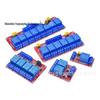 Multi-Channel Relay Module: 5V/12V/24V Optocoupler Isolation, High/Low Level Trigger, Microcontroller Compatible