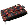 Senshishuin Nishijin Brocade PouchShrine Stamp Book Case (Lined) Navy Blue Snow-Wrapped Camellia (Small)