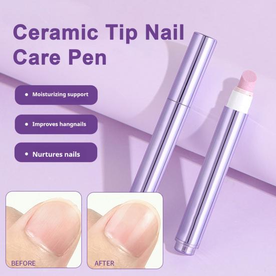 Nail Art Maintenance Pen with Soothing Fragrance Gentle Ceramic Tips Full-Function Nail Care Nails Repair Pen