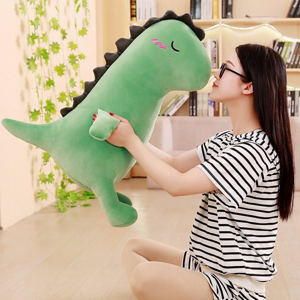 1pc 40cm Cute Dinosaur Plush Pillows Cartoon Animal Stuffed Toy Dolls For Kids Children Boys Birthda