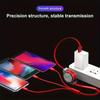 3 In 1 USB Cable For Lightning Type C Micro USB Fast Charging Cable For iPhone Android Phones Quick Charge