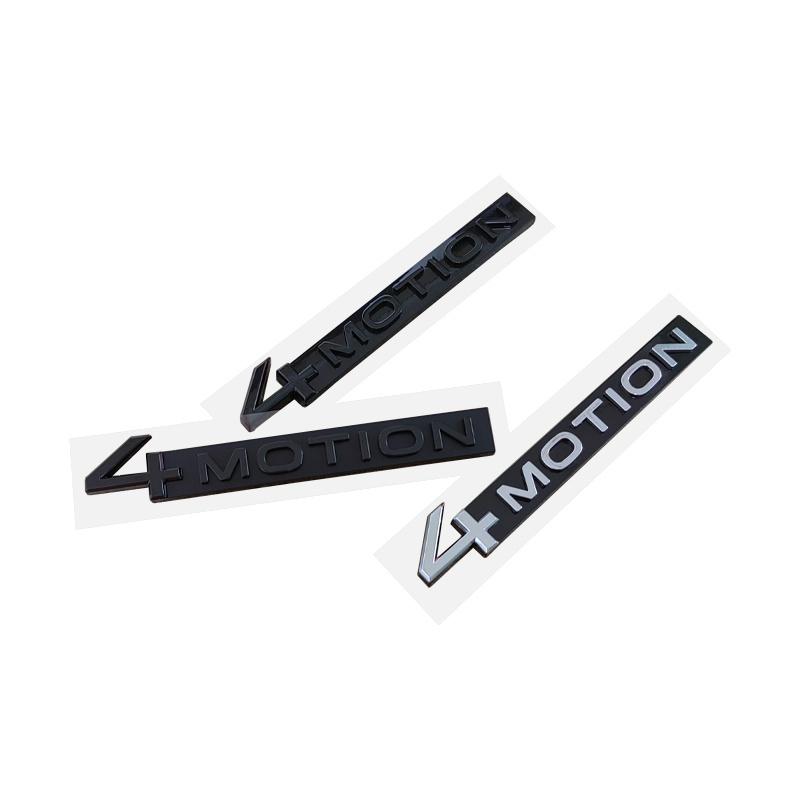 Car Trunk Emblem Badge Sticker 4MOTION Rear Sticker For Tiguan Touareg EOS CC Passar Golf Jetta 4MOTION Side Fender Decal