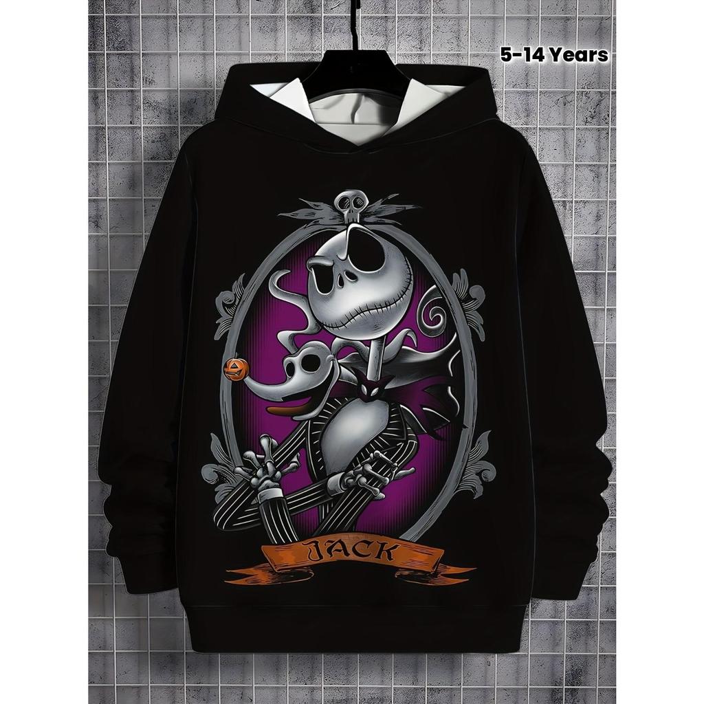 Children's Clothing, Boys' Creative 3D Printed Hooded Sweatshirt, Boys' Casual Sports Long Sleeved Hooded Top