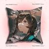 Game Tomorrow Ark A-Arknights Anime Pillow Case Anti-dustmite Pillowcase Invisible zipper silky short plush Sofa cushion cover