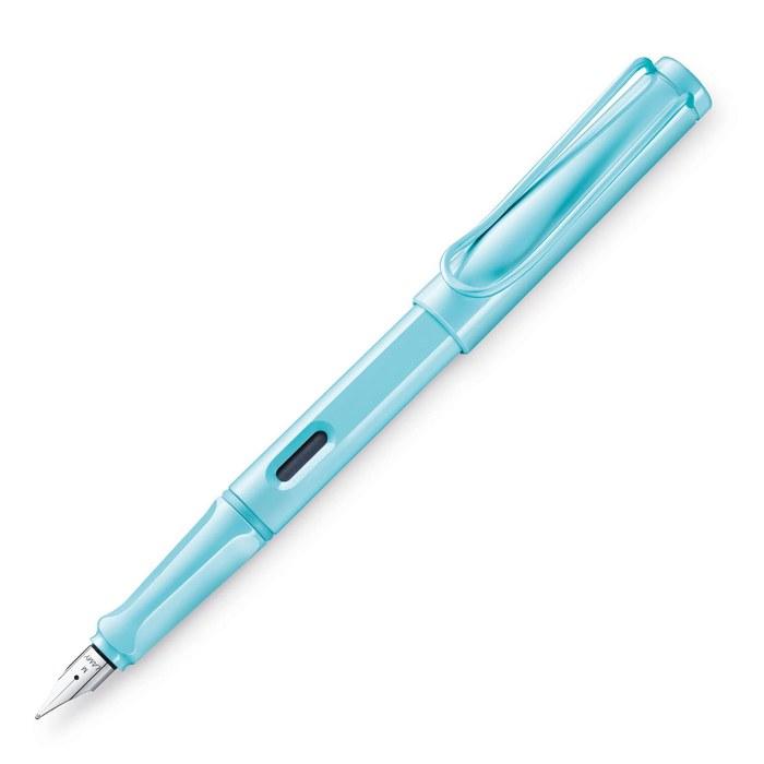 LAMY Safari Fountain Pen EF Extra Fine Aqua Sky LD1AS-EF