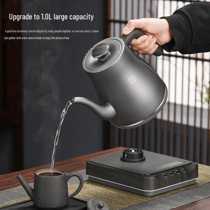 Biooner Pure Titanium Automatic Water Filling Electric Kettle CN plug (adapter included)