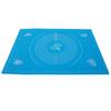 Household Silicone Non-Stick Baking Mat with Scales Rolling Dough Pad Kitchen Baking Tools(Blue