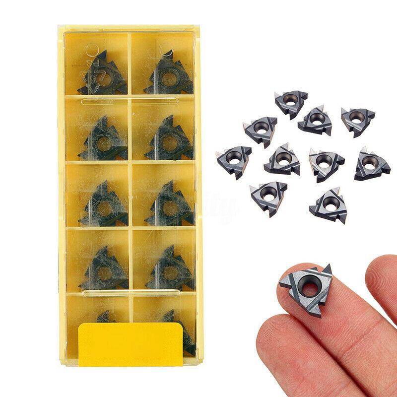 Indexable Inserts Blade Metalworking 14 X 14mm 16ER AG55 6mm Carbide Lathe Threading Inserts Turning Blade Tool