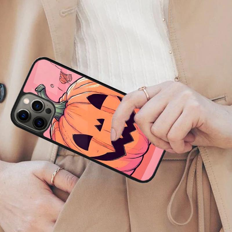 October Halloween Spooky Ghost Magnetic Phone Case For APPLE iPhone 17 Air 16 14 13 12 Pro Max 15 Plus Wireless MagSafe Cover