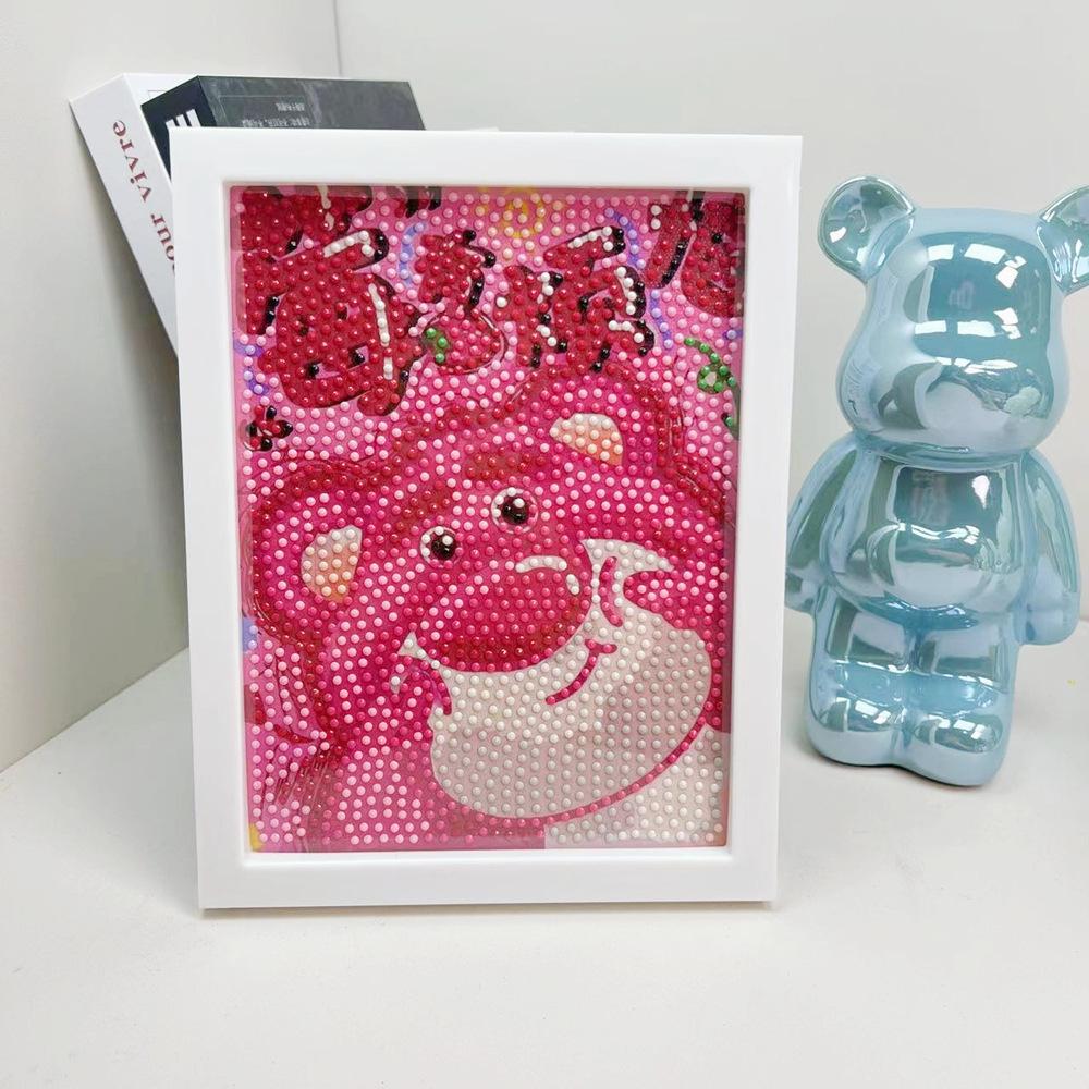 

Мультяшная алмазная живопись, детские алмазные наклейки ручной работы своими руками, декоративная роспись для спальни, гостиной, каменная живопись с фоторамкой. J13