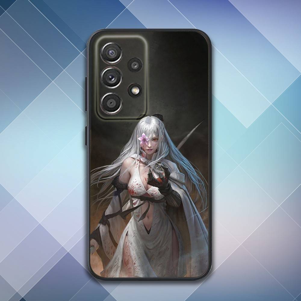 D-Drakengard Game Zero Phone Case For Samsung S 25,24,23,22,30,21,10,9,Ultra,Plus,Lite,FE,4,5 G Soft Black Case