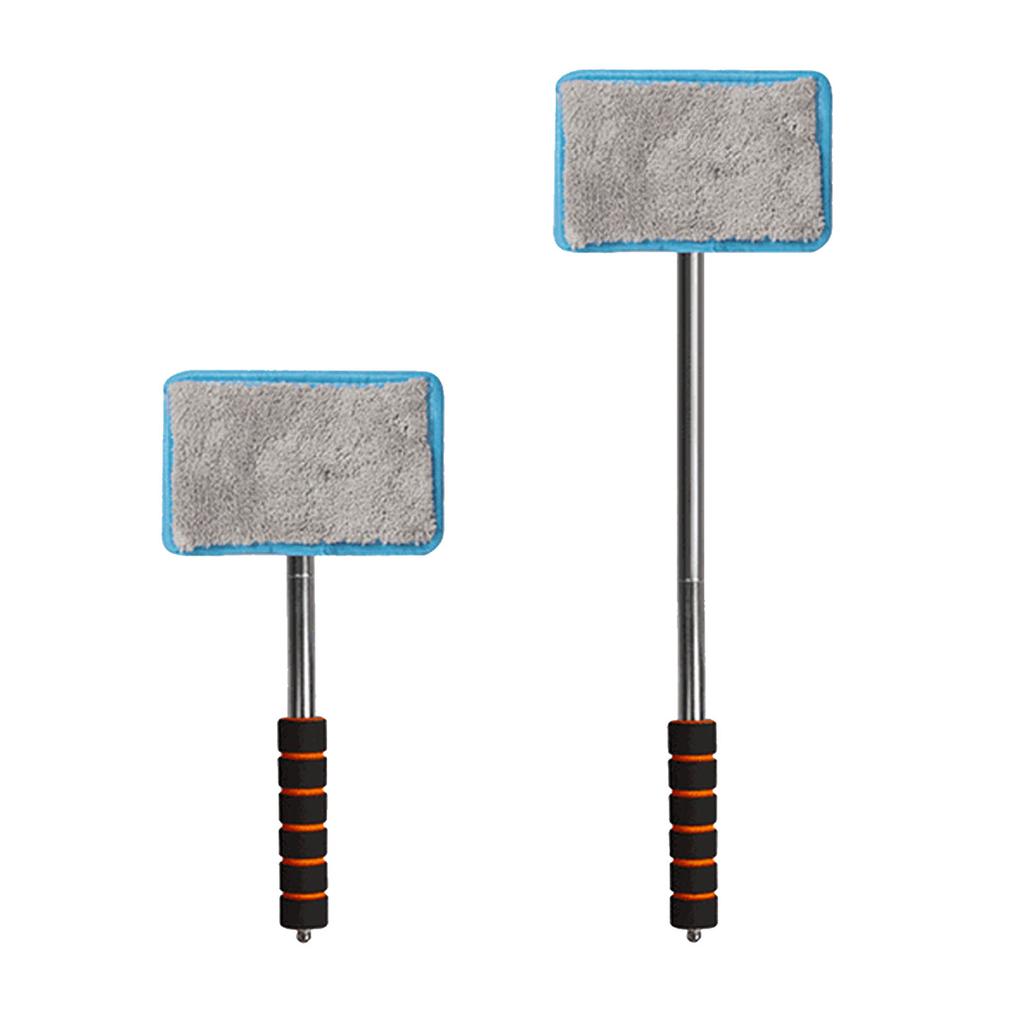 Car Windshield Cleaning Brush Aluminum Alloy Microfiber Car Window Cleaner Retractable Car Windshield Washer for Car