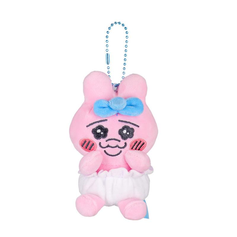 Adorable Plush Toy Hanger Cute Cartoon Bunny Soft Pp Cotton Stuffed Animal Keychain
