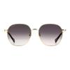 GUCCI Metal Sub-Edition Round Frame Vintage Sunglasses Women's Gold