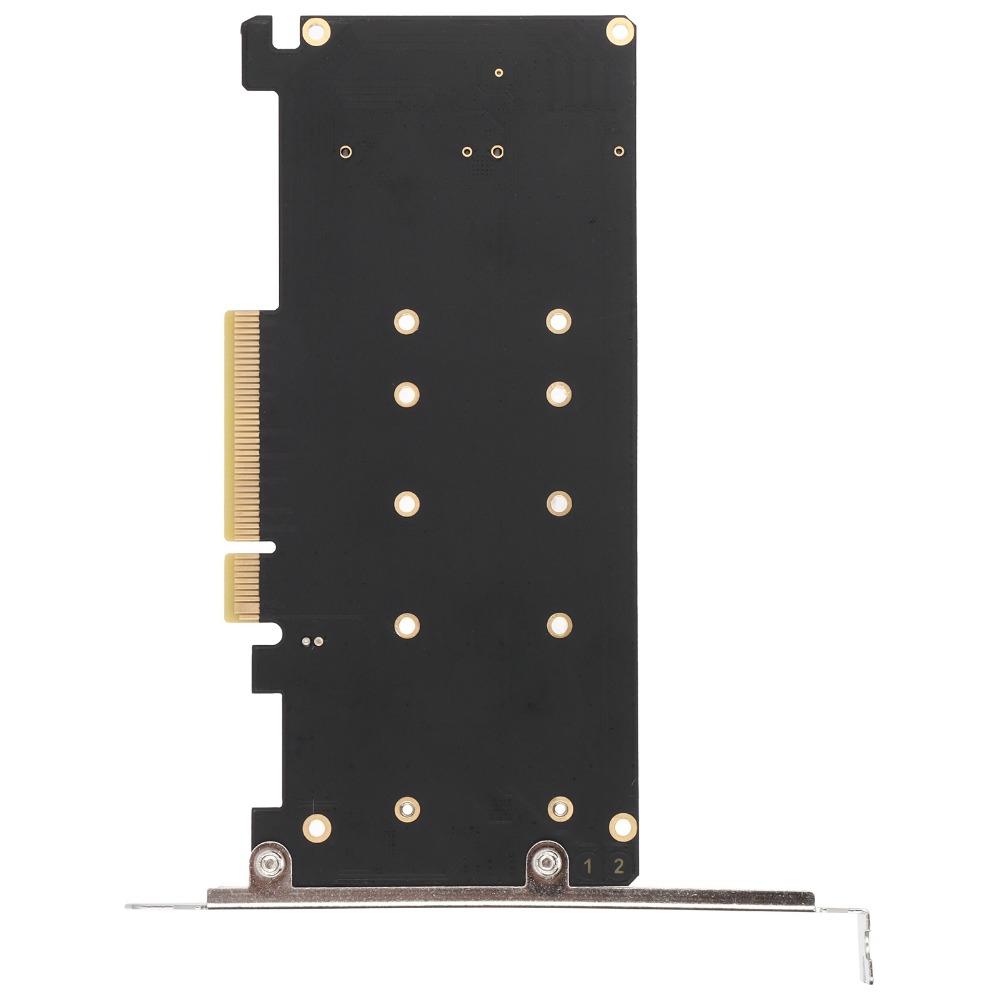 High Performance M.2 SSD PCIE X8 M Key Hard Drive Converter Dual M.2 NVMe SSD  PC Upgrade