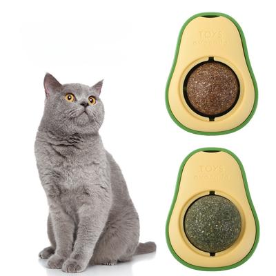 Juguete de pelota para pared con hierba gatera natural para gatos, rascador, golosinas, natural y saludable, elimina las pelotas para promover la digestión, bocadillo de hierba para gatos