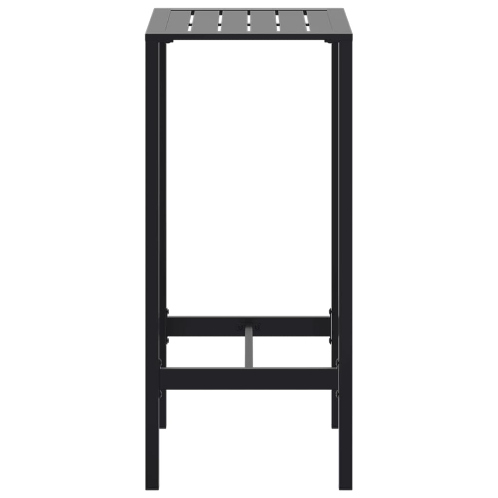 Bartisch Schwarz 50x50x110 cm Powder Coated Steel