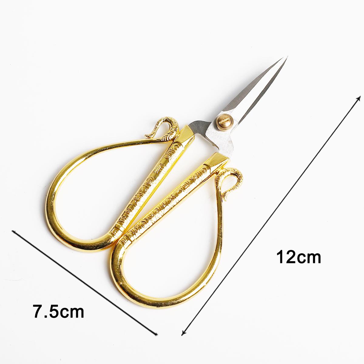 

1 шт. антикварные ножницы из нержавеющей стали, бытовые портновские ножницы для рукоделия, резки ткани