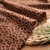 50x160cm Plüschstoff mit Leopardenmuster, Imitation von Nerzfell, für DIY-Nähen, Schuhe, Mützen, Schals, Bänder, Futterstoffe, Kleider