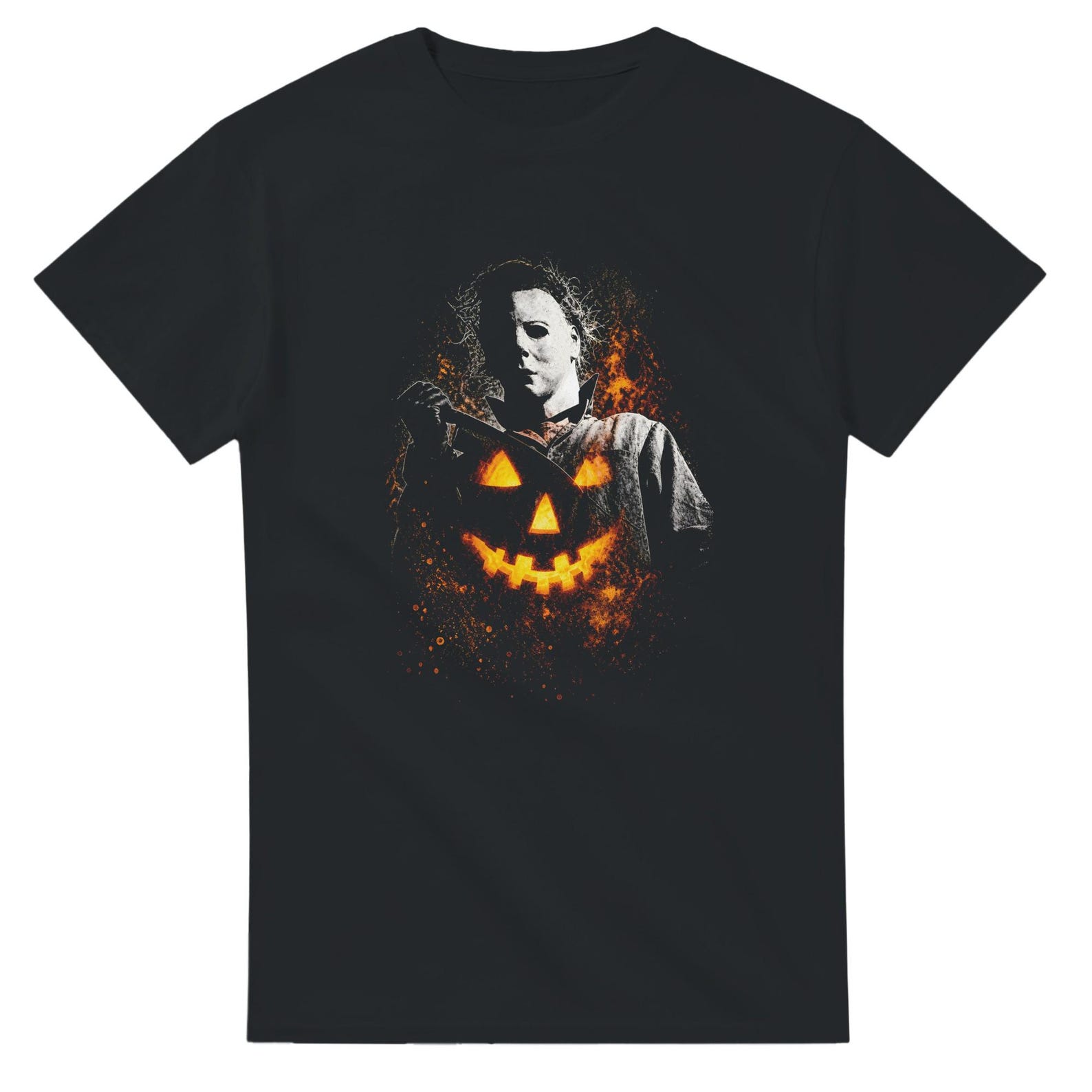 Halloween Movie Halftone Heavyweight Unisex Crewneck T shirt | Gildan® 5000 4XL