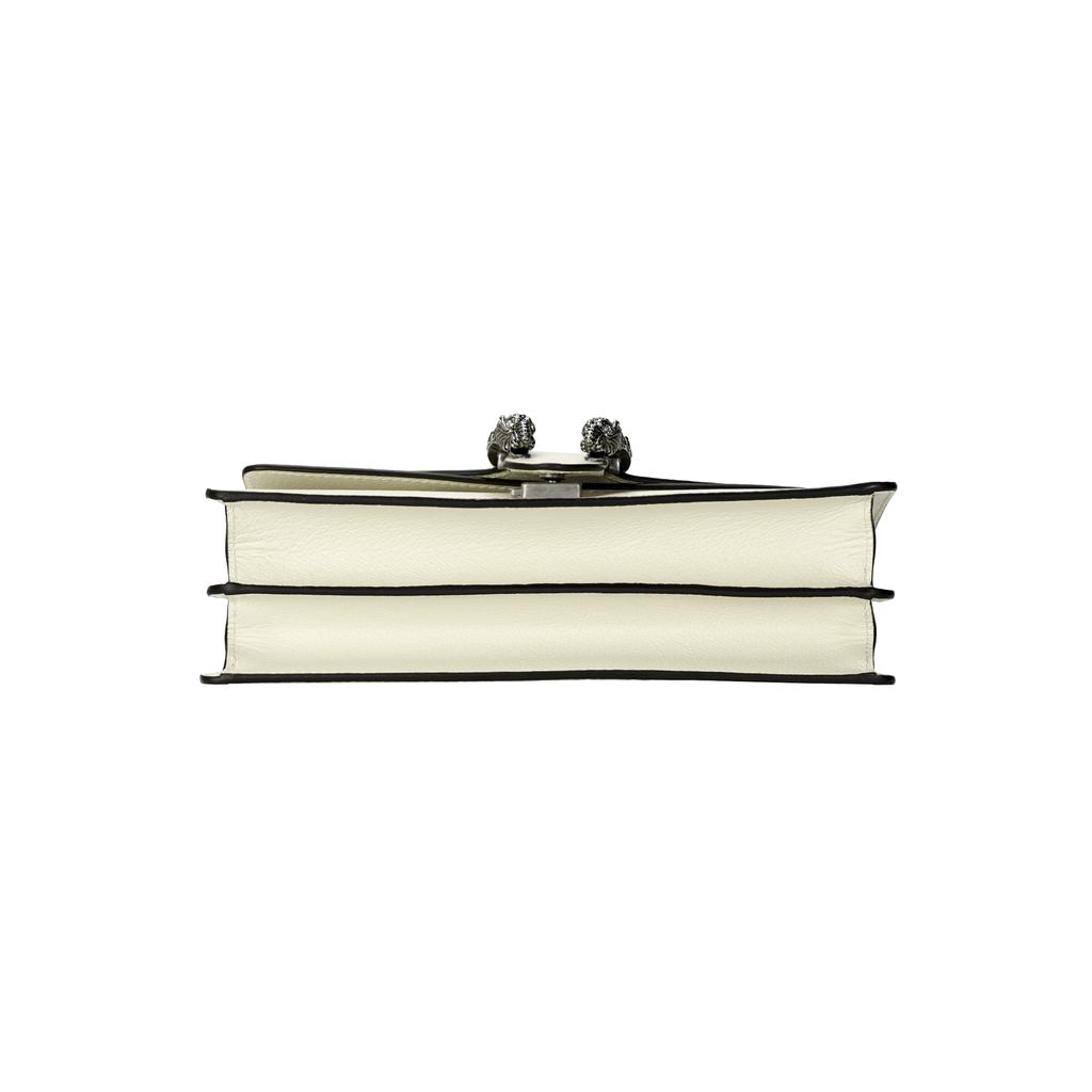 GUCCI Dionysus Leather Crossbody Bag, Shoulder Bag Small Womens White