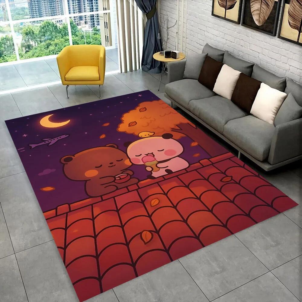 27 Style New Bubu Dudu Love Cartoon Bear Carpet Rug for Living Room Bedroom Home Sofa Decoration,kids Play Non-slip Floor Mat