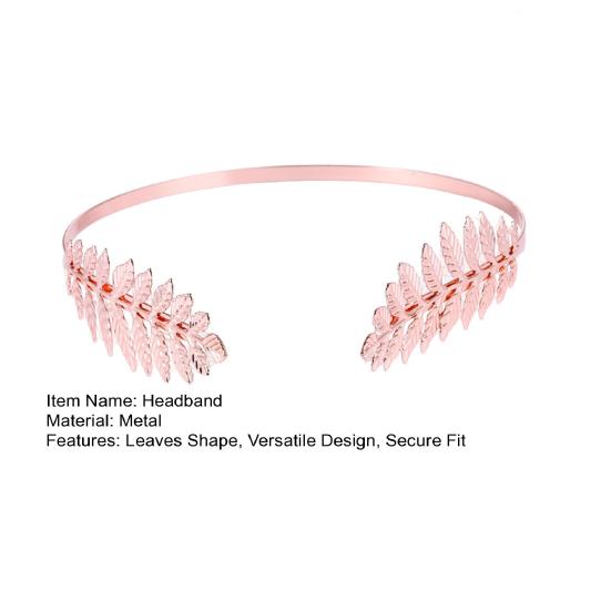 Bohemian Style Headband Greek Beauty Golden Leaf Hair Hoop Headdress Cosplay Festivals Metal Hair Accessories