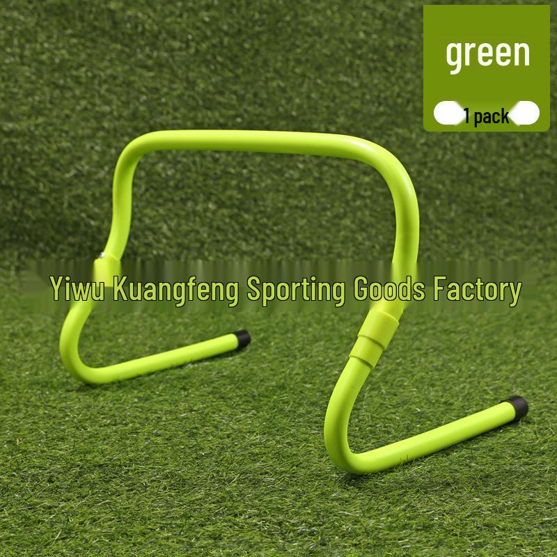 2-Speed Adjustable Football Training Hurdles - Multi-Functional, Foldable Obstacle Bar for Physical Training