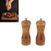 2PCS Wood Pepper Grinder   Coarseness Efficient Grinding Pepper Mills Shakers for Kitchen Supplies